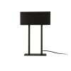 Elegant Black Wall Lamp, Metal Body, 10 x 12 cm, Height 100 cm, E14 Max 40W, IP20 | Glamorous Hotel-Style Lighting for Modern Spaces