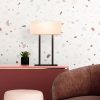 Elegant Black Wall Lamp, Metal Body, 10 x 12 cm, Height 100 cm, E14 Max 40W, IP20 | Glamorous Hotel-Style Lighting for Modern Spaces