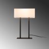 Elegant Black Wall Lamp, Metal Body, 10 x 12 cm, Height 100 cm, E14 Max 40W, IP20 | Glamorous Hotel-Style Lighting for Modern Spaces