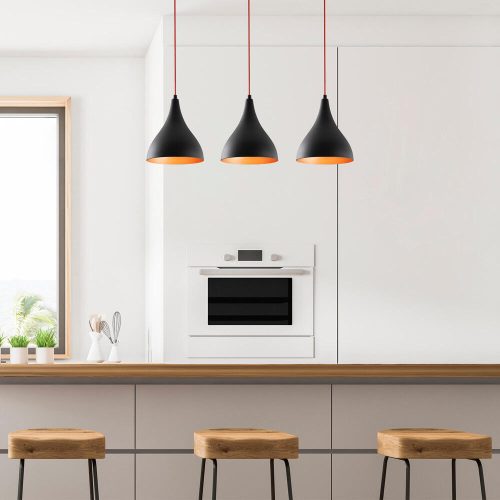 Elegant Black Wall Lamp, Metal Body, 10 x 12 cm, Height 100 cm, E14 Max 40W, IP20 | Glamorous Hotel-Style Lighting for Modern Spaces