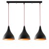 Elegant Black Wall Lamp, Metal Body, 10 x 12 cm, Height 100 cm, E14 Max 40W, IP20 | Glamorous Hotel-Style Lighting for Modern Spaces