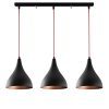 Elegant Black Wall Lamp, Metal Body, 10 x 12 cm, Height 100 cm, E14 Max 40W, IP20 | Glamorous Hotel-Style Lighting for Modern Spaces