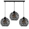 Elegant Black Wall Lamp, Metal Body, 10 x 12 cm, Height 100 cm, E14 Max 40W, IP20 | Glamorous Hotel-Style Lighting for Modern Spaces