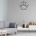 Elegant Black Wall Lamp, Metal Body, 10 x 12 cm, Height 100 cm, E14 Max 40W, IP20 | Glamorous Hotel-Style Lighting for Modern Spaces