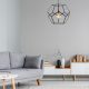 Elegant Black Wall Lamp, Metal Body, 10 x 12 cm, Height 100 cm, E14 Max 40W, IP20 | Glamorous Hotel-Style Lighting for Modern Spaces