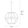 Elegant Black Wall Lamp, Metal Body, 10 x 12 cm, Height 100 cm, E14 Max 40W, IP20 | Glamorous Hotel-Style Lighting for Modern Spaces