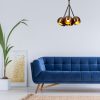 Elegant Black Wall Lamp, Metal Body, 10 x 12 cm, Height 100 cm, E14 Max 40W, IP20 | Glamorous Hotel-Style Lighting for Modern Spaces