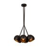 Elegant Black Wall Lamp, Metal Body, 10 x 12 cm, Height 100 cm, E14 Max 40W, IP20 | Glamorous Hotel-Style Lighting for Modern Spaces