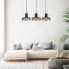 Elegant Black Wall Lamp, Metal Body, 10 x 12 cm, Height 100 cm, E14 Max 40W, IP20 | Glamorous Hotel-Style Lighting for Modern Spaces