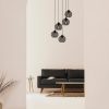 Elegant Black Wall Lamp, Metal Body, 10 x 12 cm, Height 100 cm, E14 Max 40W, IP20 | Glamorous Hotel-Style Lighting for Modern Spaces