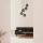 Modern Black Chandelier, 60 cm Diameter, Adjustable Height 111 cm | Metal Body, 5 x E27 Max 40W | Elegant Design for Home & Office, IP20 Rated, Stylish Lighting Fixture for Any Space