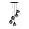 Elegant Black Wall Lamp, Metal Body, 10 x 12 cm, Height 100 cm, E14 Max 40W, IP20 | Glamorous Hotel-Style Lighting for Modern Spaces