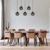 Elegant Black Wall Lamp, Metal Body, 10 x 12 cm, Height 100 cm, E14 Max 40W, IP20 | Glamorous Hotel-Style Lighting for Modern Spaces