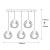 Elegant Black Wall Lamp, Metal Body, 10 x 12 cm, Height 100 cm, E14 Max 40W, IP20 | Glamorous Hotel-Style Lighting for Modern Spaces
