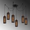 Elegant Black Wall Lamp, Metal Body, 10 x 12 cm, Height 100 cm, E14 Max 40W, IP20 | Glamorous Hotel-Style Lighting for Modern Spaces