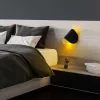 Stylish black wall lamp, metal housing, 17 x 12 x 13 cm | IP20 rated, LED 1W 3000K | Perfect for modern interior design, an elegant lighting solution for living rooms, bedrooms and offices