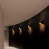Stylish black wall lamp, metal housing, 17 x 12 x 13 cm | IP20 rated, LED 1W 3000K | Perfect for modern interior design, an elegant lighting solution for living rooms, bedrooms and offices