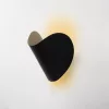 Stylish black wall lamp, metal housing, 17 x 12 x 13 cm | IP20 rated, LED 1W 3000K | Perfect for modern interior design, an elegant lighting solution for living rooms, bedrooms and offices