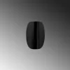 Stylish black wall lamp, metal housing, 17 x 12 x 13 cm | IP20 rated, LED 1W 3000K | Perfect for modern interior design, an elegant lighting solution for living rooms, bedrooms and offices