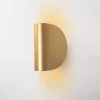 Elegant gold wall lamp, metal housing, 17 x 12 x 13 cm | IP20, LED 1W 3000K | Stylish lighting for modern interior design, perfect for living room, bedroom and hallway atmosphere