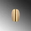 Elegant gold wall lamp, metal housing, 17 x 12 x 13 cm | IP20, LED 1W 3000K | Stylish lighting for modern interior design, perfect for living room, bedroom and hallway atmosphere