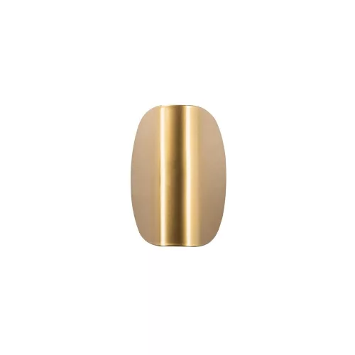 Elegant gold wall lamp, metal housing, 17 x 12 x 13 cm | IP20, LED 1W 3000K | Stylish lighting for modern interior design, perfect for living room, bedroom and hallway atmosphere