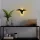 Stylish black wall lamp, metal housing, 31 x 12 x 16 cm | IP20 rated, LED 1W 3000K | Perfect for modern interior design, an elegant lighting solution for living rooms and bedrooms