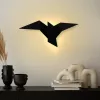 Stylish black wall lamp, metal housing, 56 x 14 x 24 cm | IP20, Power LED 1W 3000K | Perfect for modern interior design, an elegant lighting solution for living rooms, bedrooms and offices