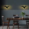 Stylish black wall lamp, metal housing, 56 x 14 x 24 cm | IP20, Power LED 1W 3000K | Perfect for modern interior design, an elegant lighting solution for living rooms, bedrooms and offices