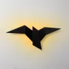 Stylish black wall lamp, metal housing, 56 x 14 x 24 cm | IP20, Power LED 1W 3000K | Perfect for modern interior design, an elegant lighting solution for living rooms, bedrooms and offices