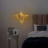 Elegant Gold Wall Lamp, Metal Body, 56 x 14 x 24 cm | IP20, LED 1W 3000K | Stylish Lighting for Modern Home Decor, Living Room & Bedroom | Durable Metal Base Plate, Perfect for Any Space