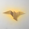 Elegant Gold Wall Lamp, Metal Body, 56 x 14 x 24 cm | IP20, LED 1W 3000K | Stylish Lighting for Modern Home Decor, Living Room & Bedroom | Durable Metal Base Plate, Perfect for Any Space