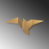Elegant Gold Wall Lamp, Metal Body, 56 x 14 x 24 cm | IP20, LED 1W 3000K | Stylish Lighting for Modern Home Decor, Living Room & Bedroom | Durable Metal Base Plate, Perfect for Any Space