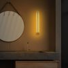 Elegant Gold Wall Lamp, Metal Body, 62 x 10 x 7 cm | SMD LED 8W 3000K | IP20 Rated | Stylish Lighting for Modern Home Decor, Living Room & Bedroom | Durable Metal Base Plate Design