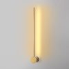Elegant Gold Wall Lamp, Metal Body, 62 x 10 x 7 cm | SMD LED 8W 3000K | IP20 Rated | Stylish Lighting for Modern Home Decor, Living Room & Bedroom | Durable Metal Base Plate Design