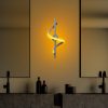 Stylish Grey Wall Lamp, Metal Body, 16 x 41 x 25 cm | IP20, SMD LED 11W 3000K | Perfect for Modern Home Decor, Living Room & Bedroom Lighting, Durable Metal Base Plate for Long-lasting Use