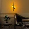Stylish Chrome Wall Lamp, Metal Body, 16 x 41 x 25 cm | SMD LED 11W 3000K | IP20 Rated | Modern Design for Living Room, Bedroom & Office | Durable Metal Base Plate, Elegant Lighting Solution