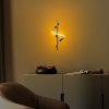 Stylish Chrome Wall Lamp, Metal Body, 16 x 41 x 25 cm | SMD LED 11W 3000K | IP20 Rated | Modern Design for Living Room, Bedroom & Office | Durable Metal Base Plate, Elegant Lighting Solution