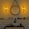 Stylish Chrome Wall Lamp, Metal Body, 16 x 41 x 25 cm | SMD LED 11W 3000K | IP20 Rated | Modern Design for Living Room, Bedroom & Office | Durable Metal Base Plate, Elegant Lighting Solution