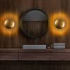 Elegant Gold Wall Lamp, Metal Body, 25 x 25 x 16 cm | SMD LED 5W 3000K | Stylish Lighting for Modern Home Decor, IP20 Rated, Perfect for Living Room, Bedroom & Hallway Ambiance