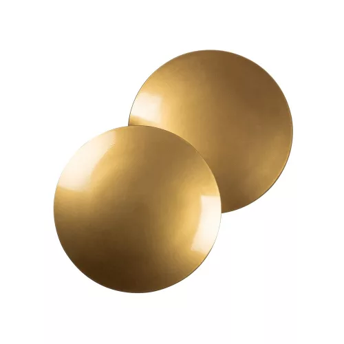Elegant gold wall lamp, metal housing, 25 x 25 x 16 cm | SMD LED 5W 3000K | Stylish lighting for modern interior design, IP20 rating, perfect for living room, bedroom and hallway atmosphere