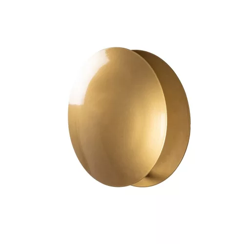 Elegant gold wall lamp, metal housing, 25 x 25 x 16 cm | SMD LED 5W 3000K | Stylish lighting for modern interior design, IP20 rating, perfect for living room, bedroom and hallway atmosphere