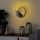 Stylish Wall Lamp, Black & Gold, 21 x 21 x 15 cm | Durable Metal Body, SMD LED 5W 3000K | Elegant Design for Modern Home Decor, IP20 Rated, Perfect for Living Room & Bedroom Lighting