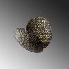 Stylish Wall Lamp, Black & Gold, 21 x 21 x 15 cm | Durable Metal Body, SMD LED 5W 3000K | Elegant Design for Modern Home Decor, IP20 Rated, Perfect for Living Room & Bedroom Lighting