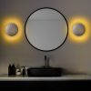 Stylish Wall Lamp with Metal Body, Silver & Gold Finish, 21 x 21 x 15 cm | SMD LED 5W 3000K | IP20 Rated | Perfect for Modern Living Rooms, Bedrooms & Hallways, Elegant Design & Functional Lighting
