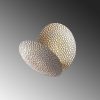 Stylish Wall Lamp with Metal Body, Silver & Gold Finish, 21 x 21 x 15 cm | SMD LED 5W 3000K | IP20 Rated | Perfect for Modern Living Rooms, Bedrooms & Hallways, Elegant Design & Functional Lighting