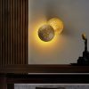 Elegant Gold Wall Lamp, Metal Body, 21 x 21 x 15 cm | SMD LED 5W 3000K | Stylish Lighting for Modern Home Decor, IP20 Rated, Perfect for Living Room & Bedroom Ambiance