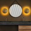 Elegant Gold Wall Lamp, Metal Body, 21 x 21 x 15 cm | SMD LED 5W 3000K | Stylish Lighting for Modern Home Decor, IP20 Rated, Perfect for Living Room & Bedroom Ambiance