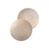 Elegant Wall Lamp with Metal Body, White & Gold Finish, 21 x 21 x 15 cm | SMD LED 5W 3000K | Stylish Lighting for Modern Home Decor, IP20 Rated, Perfect for Living Room & Bedroom Ambiance