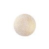 Elegant Wall Lamp with Metal Body, White & Gold Finish, 21 x 21 x 15 cm | SMD LED 5W 3000K | Stylish Lighting for Modern Home Decor, IP20 Rated, Perfect for Living Room & Bedroom Ambiance
